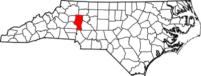 Locatie van Iredell County in North Carolina