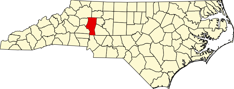 صورة:Map of North Carolina highlighting Iredell County.svg