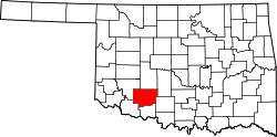 Koartn vo Comanche County innahoib vo Oklahoma
