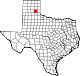 Map of Texas highlighting Donley County.svg