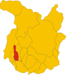 Map of comune of Buggiano (province of Pistoia, region Tuscany, Italy).svg
