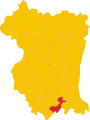 Collocatio finium municipii in Provincia Portusnaonensi.