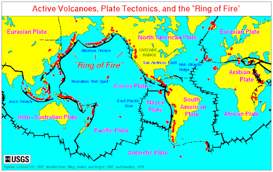 les volcans actifs en france