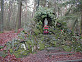 Forest Chapel Maria Frieden, Lourdes Grotto