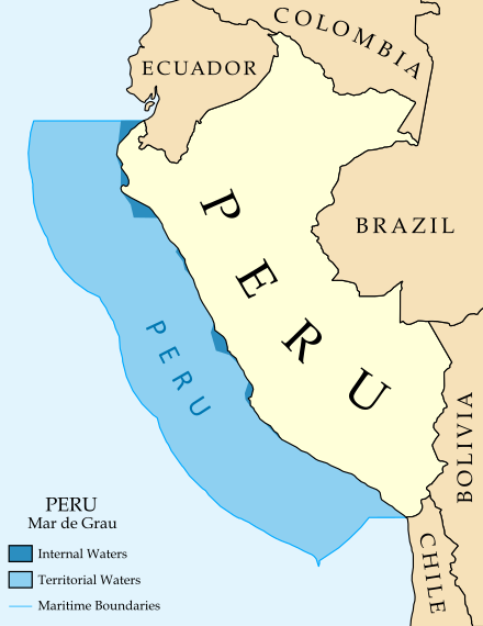 Peru's exclusive economic zone