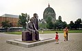 Marx-Engels-Forum in Berlin in 1986.