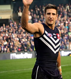 Matthew Pavlich has been Fremantle's leading goalkicker a record eight seasons. Matthew-Pavlich-August-2016.jpg