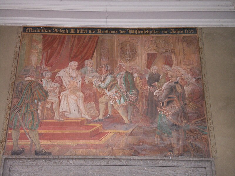 File:Maximilian III founding the Bayerische Akademie der Wissenschaft.jpg