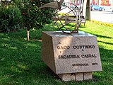 Monumento al Sacadura Cabral kaj Gago Coutinho en Grândola (Portugalio)