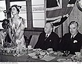 Миниатюра для Файл:Mrs Menzies, George Davis and R.G.Menzies at launch of HMAS Warrego in 1940 (Australian War Memorial).jpg