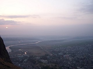 Mumbra City in Maharashtra, India