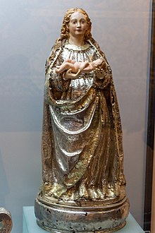 Our Lady of Wonders, c. 1550, silver-plated, from the Old Cathedral of Salvador Museu de Arte Sacra da Bahia Nossa Senhora das Maravilhas-9060.jpg