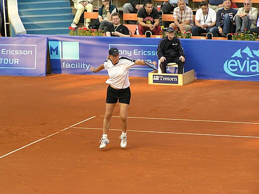 Martina Navrátilová, de winnares van het toernooi.