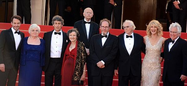 Payne and the cast at the 2013 Cannes Film Festival.