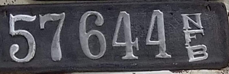 File:Nebraska leather license plate disc 1914 from private collection of Tom Dunekacke .jpg