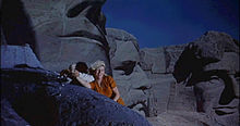 El Monte Rushmore, o más bien su maqueta, decorado de la escena final de North by Northwest