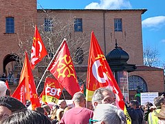Manifestation du 15 mars 2023 à Montauban (Occitanie).
