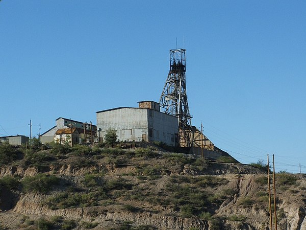 The Old Dominion mine was the principal copper producer in the Globe District. In retirement, the old mine workings serve as the water supply for Glob