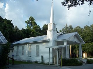 Old Town Methodist Church church building in Florida, United States of America
