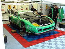 Team Rafanelli's 550 Millennio at the 2002 Grand Prix of Mosport Olive Garden Ferrari Mosport.jpg