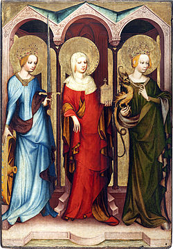 Sv. Kateřina, sv. Máří Magdalena, sv. Markéta