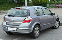 Opel Astra H 5-door (rear, pre-facelift)