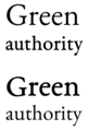 Optical sizes in EB Garamond. Top, correct use: large text more delicate, small text more solid. Below, wrong way round.