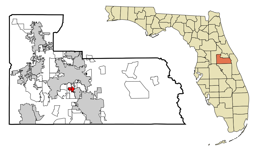 File:Orange County Florida Incorporated and Unincorporated areas Edgewood Highlighted.svg