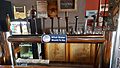Ore Dock's lower tap room, with railroad spike tap handles