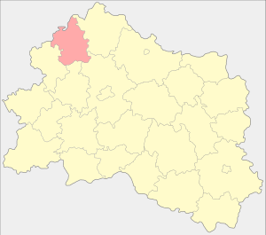 Знаменский район на карте