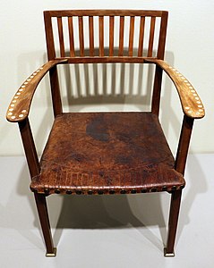 Armchair by Otto Wagner (1898–99)