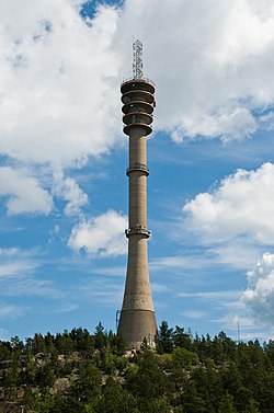 Pääskyvuoren linkkitorni on Turun korkein rakennelma.