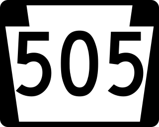 <span class="mw-page-title-main">Pennsylvania Route 505</span> State highway in Erie County, Pennsylvania, US