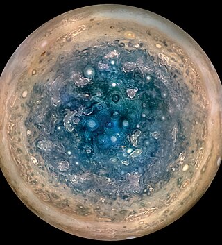 <span class="mw-page-title-main">Jupiter's South Pole</span> Jupiters South pole