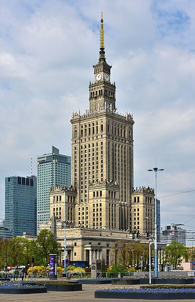 Palace of Culture and Science in 2019
