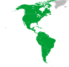 Pan American Sports Organization (PASO) members.svg