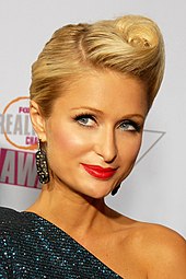 American socialite Paris Hilton is one celebrity that is commonly described as "famous for being famous". Paris Hilton 2009.jpg