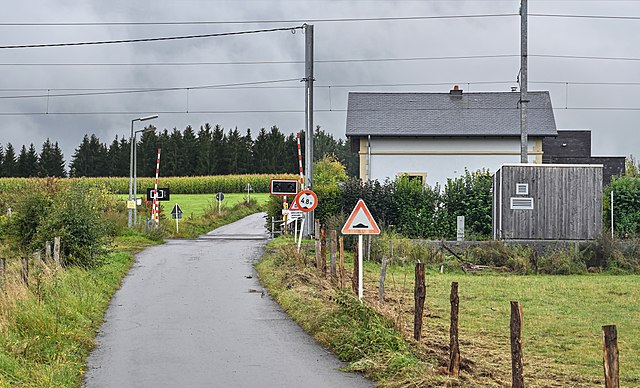 Level crossing in Luxembourg