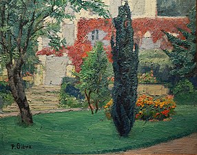 Paysage, la ferme de Rodes, musée des Beaux-Arts de Carcassonne.