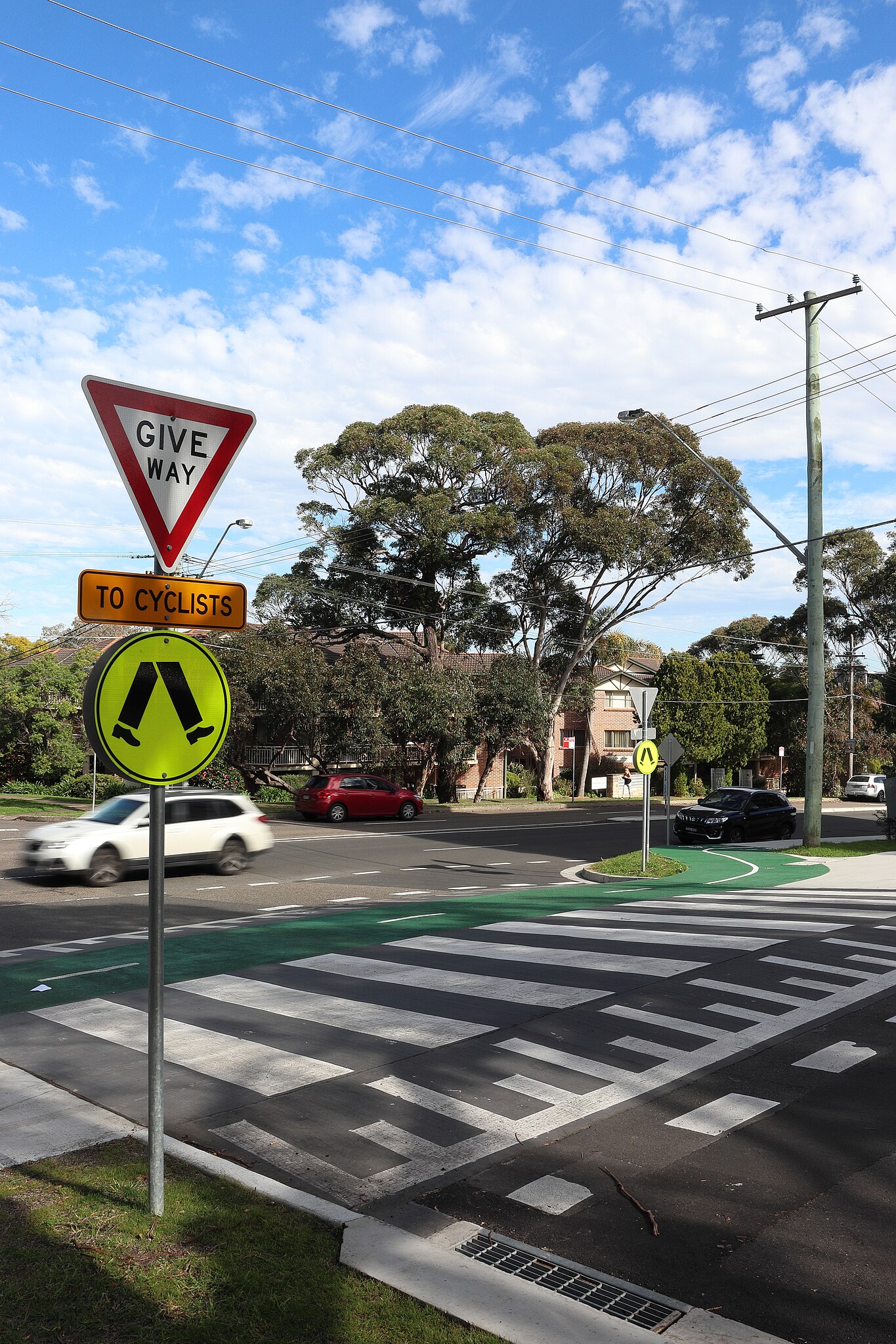 pedestrian crossing intersection