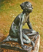 Grodan (The Frog), Paris 1889, by Per Hasselberg. Cast in bronze 1957 for Rottneros Park near Sunne in Värmland/Sweden.