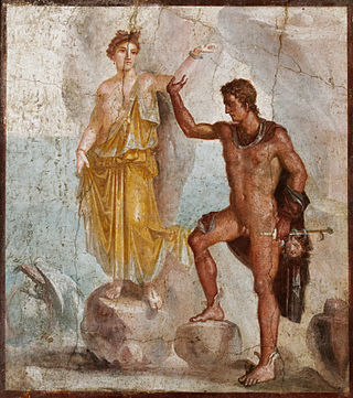 <span class="mw-page-title-main">Andromeda (mythology)</span> Aethiopian princess in Greek mythology