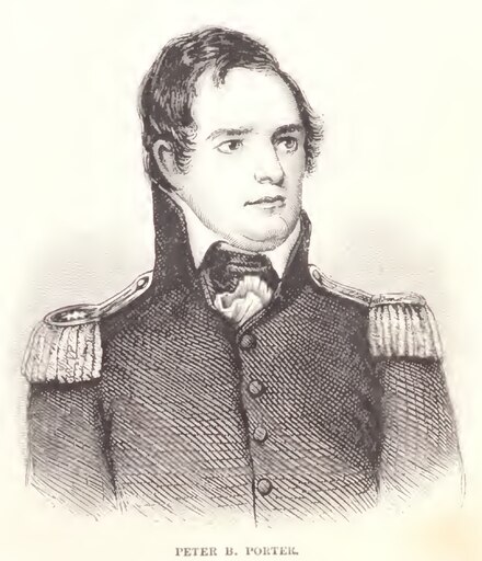 Peter Buell Porter during the War of 1812, circa 1864
