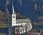 Catholic parish church hl.  Leonhard and cemetery with Karner