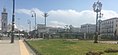 View of the main access of the station Place des Martyrs metro Algiers.