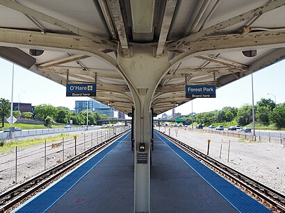 How to get to Racine Station CTA Blue Line with public transit - About the place