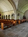 L'église paroissiale Saint-Démet : élévation du collatéral nord et croisillon septentrional.