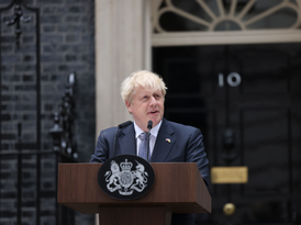 Борис Джонсон объявляет о своём намерении уйти с поста лидера Консервативной партии Великобритании 7 июля 2022