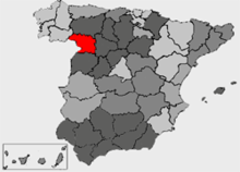 Location of the Province of Zamora in Spain. Provmap-zamora.png