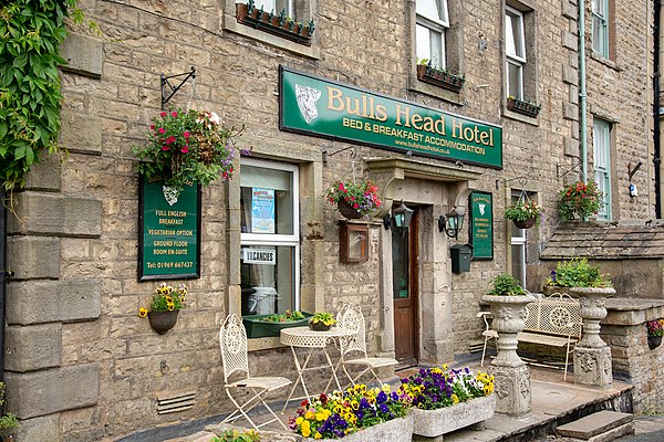 A traditional pub with rooms to let in Hawes